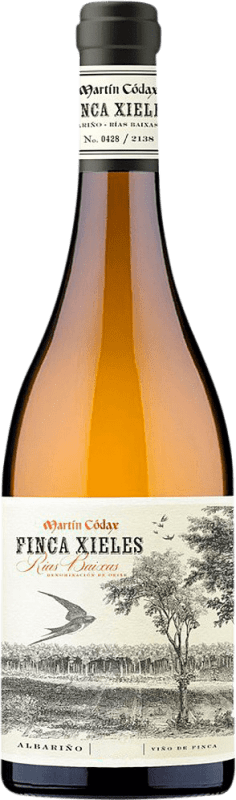 44,95 € Spedizione Gratuita | Vino bianco Martín Códax Finca Xieles D.O. Rías Baixas Galizia Spagna Albariño Bottiglia 75 cl