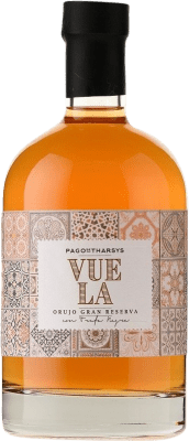 51,95 € Envio grátis | Aguardente Orujo Pago de Tharsys Vuela con Trufa Grande Reserva Comunidade Valenciana Espanha Macabeo, Chardonnay Garrafa Medium 50 cl