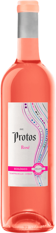 13,95 € Envoi gratuit | Vin Rosé Protos Rosé Eco D.O. Cigales Castille et Leon Espagne Tempranillo, Syrah Eco Biologique Bouteille 75 cl