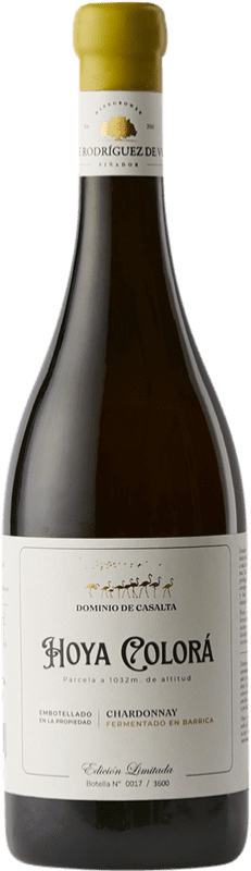 59,95 € Envío gratis | Vino blanco Pepe Rodríguez de Vera Hoya Colorá Pequeñas Parcelas D.O. Almansa Castilla la Mancha España Chardonnay Botella 75 cl
