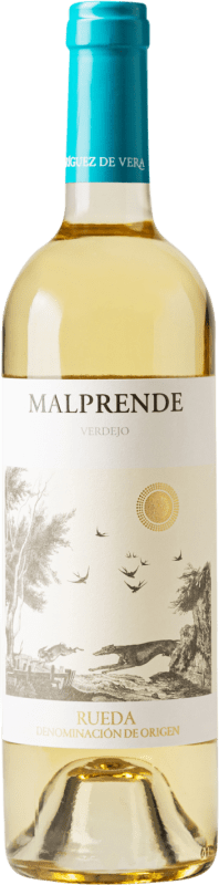 17,95 € 送料無料 | 白ワイン Rodríguez de Vera Malprende D.O. Rueda カスティーリャ・イ・レオン スペイン Verdejo ボトル 75 cl