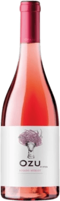 15,95 € Kostenloser Versand | Rosé-Wein Señorío de Otazu Ozu Rosado D.O. Navarra Navarra Spanien Merlot Flasche 75 cl