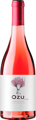 16,95 € Spedizione Gratuita | Vino rosato Señorío de Otazu Ozu Rosado D.O. Navarra Navarra Spagna Merlot Bottiglia 75 cl