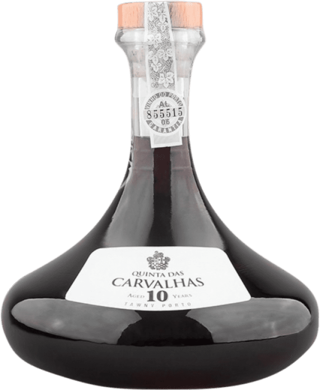 53,95 € Бесплатная доставка | Красное вино Real Companhia Velha Quinta das Carvalhas Tawny Edición Especial I.G. Porto Португалия 10 Лет бутылка 75 cl