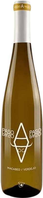 19,95 € Envío gratis | Vino blanco Volver Paso a Paso Blanco I.G.P. Vino de la Tierra de Castilla Castilla la Mancha España Macabeo, Verdejo Botella Magnum 1,5 L