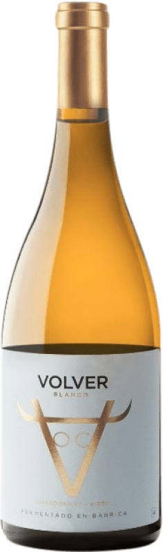 15,95 € Envío gratis | Vino blanco Volver Blanco I.G.P. Vino de la Tierra de Castilla Castilla la Mancha España Chardonnay, Airén Botella 75 cl