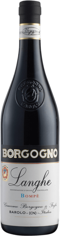 42,95 € 免费送货 | 红酒 Giacomo Borgogno Bompè D.O.C. Langhe 意大利 Barbera 瓶子 75 cl