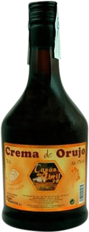 14,95 € Envío gratis | Crema de Licor Casas de Abril Orujo Castilla la Mancha España Botella 70 cl