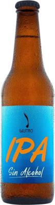 4,95 € Envío gratis | Cerveza Gastro IPA Castilla la Mancha España Botellín Tercio 33 cl Sin Alcohol