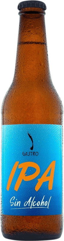 4,95 € Envio grátis | Cerveja Gastro IPA — India Pale Ale Castela-Mancha Espanha Garrafinha Terço 33 cl Sem Álcool