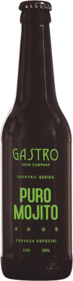 3,95 € Envio grátis | Cerveja Gastro Mojito Castela-Mancha Espanha Garrafa Terço 33 cl