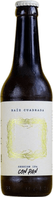 4,95 € Envío gratis | Cerveza Raíz Cuadrada Session IPA — India Pale Ale, Artesanal Castilla y León España Botellín Tercio 33 cl
