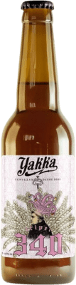 4,95 € Free Shipping | Beer Yakka Tripel 340 Castilla la Mancha Spain One-Third Bottle 33 cl