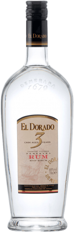 10,95 € Envio grátis | Rum Demerara El Dorado Guiana 3 Anos Garrafa 70 cl