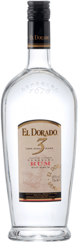 19,95 € Spedizione Gratuita | Rum Demerara El Dorado Guyana 3 Anni 70 cl