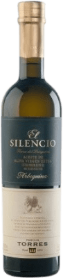 15,95 € Spedizione Gratuita | Olio d'Oliva Familia Torres El Silencio EVO Extra Vergine Spagna Arbequina Bottiglia Medium 50 cl