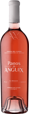 15,95 € 免费送货 | 玫瑰酒 Pagos de Anguix Pagos de Anguix Fino El Rosado D.O. Ribera del Duero 卡斯蒂利亚莱昂 西班牙 Tempranillo, Albillo 瓶子 75 cl