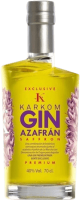 38,95 € Envío gratis | Ginebra Karkom Azafrán Gin Castilla la Mancha España Botella 70 cl