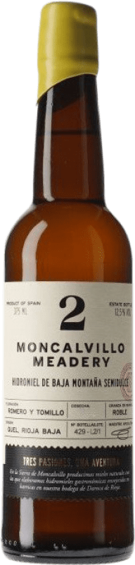 29,95 € Envio grátis | Licor de ervas Moncalvillo Meadery Nº 2 Hidromiel Baja Montaña Semi-seco Semi-doce La Rioja Espanha Meia Garrafa 37 cl