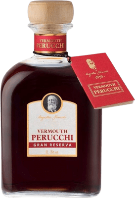 3,95 € Spedizione Gratuita | Vermut Perucchi 1876 Rojo Gran Riserva Catalogna Spagna Bottiglia Miniatura 5 cl