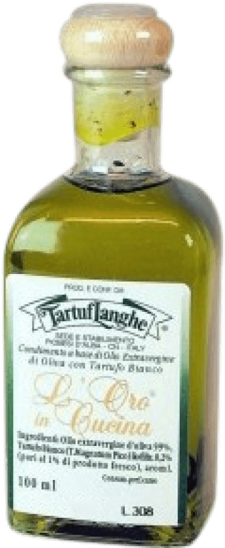 24,95 € Spedizione Gratuita | Olio d'Oliva Tartuflanghe Blanco — Bianco Italia Bottiglietta Mignon 10 cl Tartufo