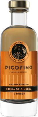 15,95 € Envío gratis | Crema de Licor Patito Ruso Picofino Ginebra Turrón Principado de Asturias España Botellín 20 cl
