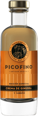 14,95 € Spedizione Gratuita | Crema di Liquore Patito Ruso Picofino Ginebra Turrón Principato delle Asturie Spagna Piccola Bottiglia 20 cl