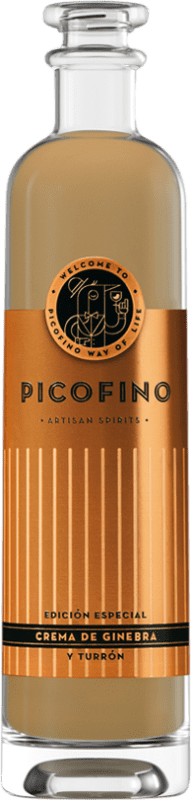 31,95 € Бесплатная доставка | Ликер крем Patito Ruso Picofino Ginebra Turrón Княжество Астурия Испания бутылка 70 cl