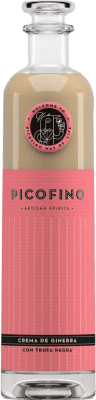 33,95 € Бесплатная доставка | Ликер крем Patito Ruso Picofino Ginebra Trufa Negra Княжество Астурия Испания бутылка 70 cl