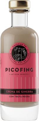 15,95 € Envío gratis | Crema de Licor Patito Ruso Picofino Ginebra Trufa Negra Principado de Asturias España Botellín 20 cl