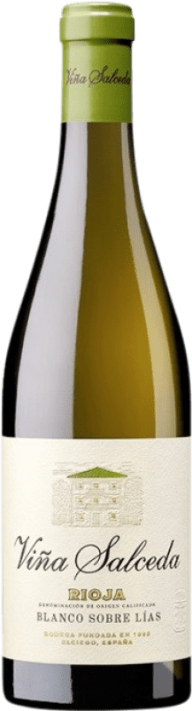 14,95 € Free Shipping | White Wine Viña Salceda Sobre Lías D.O.Ca. Rioja The Rioja Spain Viura Bottle 75 cl
