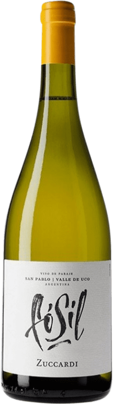 129,95 € Бесплатная доставка | Белое вино Zuccardi Fósil Мендоса Аргентина Chardonnay бутылка 75 cl