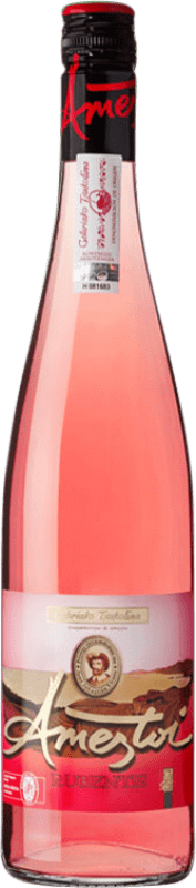 18,95 € Kostenloser Versand | Rosé-Wein Ameztoi Rubentis D.O. Getariako Txakolina Baskenland Spanien Hondarribi Zuri, Hondarribi Beltza Flasche 75 cl