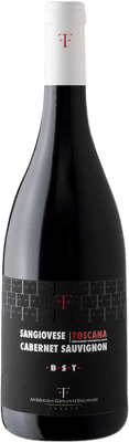 12,95 € Free Shipping | Red Wine Baby Super Sangiovese Cabernet Sauvignon I.G.T. Toscana Tuscany Italy Cabernet Sauvignon, Sangiovese 75 cl