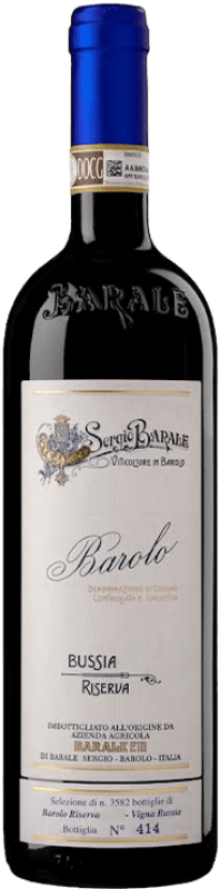 115,95 € Бесплатная доставка | Красное вино Fratelli Barale Bussia Резерва D.O.C.G. Barolo Италия Nebbiolo — Неббиоло Бутылка 75 cl