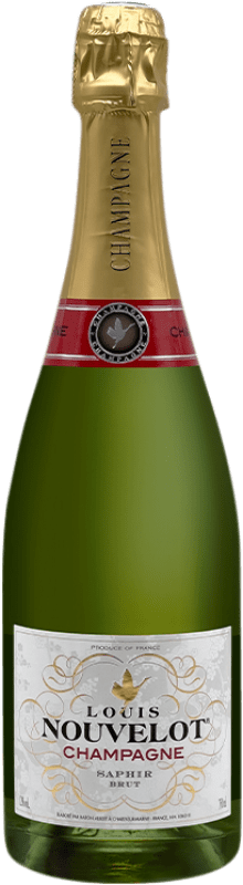 29,95 € Envoi gratuit | Blanc mousseux Baron Albert Louis Nouvelot Saphir Brut A.O.C. Champagne Champagne France Pinot Noir, Chardonnay, Pinot Meunier Bouteille 75 cl