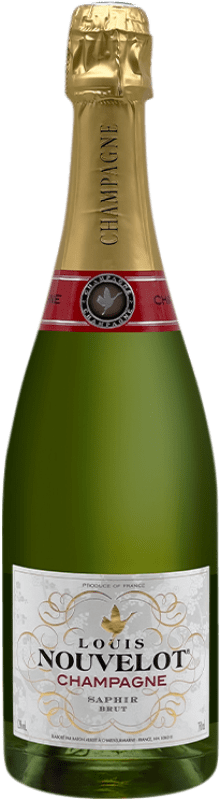 31,95 € Envoi gratuit | Vin Mousseux Blanc Baron Albert Louis Nouvelot Saphir Brut A.O.C. Champagne Champagne France Pinot Noir, Chardonnay, Pinot Meunier 75 cl