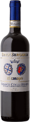 17,95 € 免费送货 | 红酒 Bindi Sergardi Il Colli al Canapo Colli Senesi D.O.C.G. Chianti 意大利 Sangiovese 瓶子 75 cl