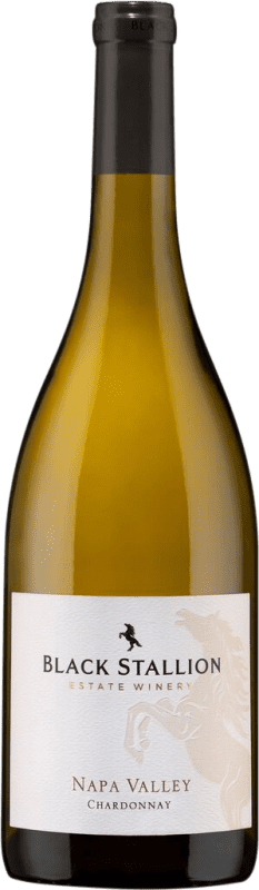 44,95 € Spedizione Gratuita | Vino bianco Black Stallion I.G. Napa Valley Napa Valley stati Uniti Chardonnay Bottiglia 75 cl