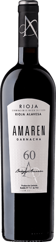 52,95 € Envoi gratuit | Vin rouge Amaren Monovarietal 60 D.O.Ca. Rioja La Rioja Espagne Grenache Bouteille 75 cl