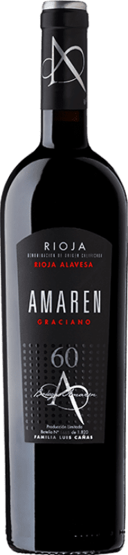 71,95 € Envoi gratuit | Vin rouge Amaren Monovarietal 60 D.O.Ca. Rioja La Rioja Espagne Graciano Bouteille 75 cl