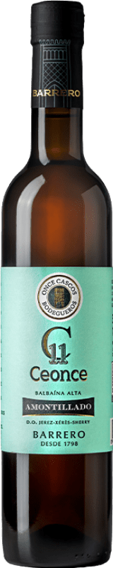 19,95 € 免费送货 | 红酒 Barrero C11 Amontillado D.O. Jerez-Xérès-Sherry 安达卢西亚 西班牙 Listán White 瓶子 Medium 50 cl