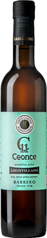 19,95 € Envoi gratuit | Vin Fortifié Barrero C11 Amontillado D.O. Jerez-Xérès-Sherry Andalousie Espagne Listán Bouteille Medium 50 cl