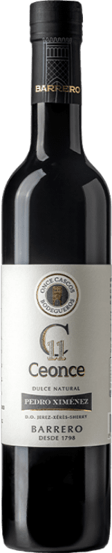 17,95 € 免费送货 | 加强葡萄酒 Barrero C11 D.O. Jerez-Xérès-Sherry 安达卢西亚 西班牙 Pedro Ximénez 中瓶装 50 cl