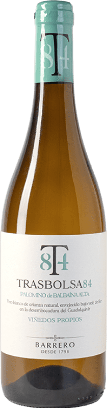 11,95 € Envio grátis | Vinho Branco Barrero Trasbolsa 84 Espanha Palomino Fino 75 cl