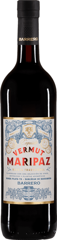 17,95 € Spedizione Gratuita | Vermouth Barrero Maripaz Spagna Pedro Ximénez 75 cl