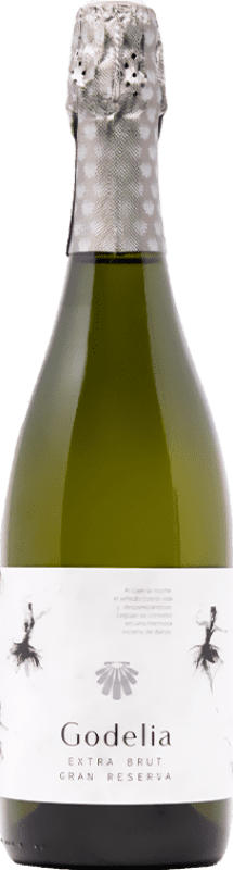 14,95 € Envoi gratuit | Vin Mousseux Blanc Godelia Extra- Brut Grande Réserve Espagne Godello Bouteille 75 cl
