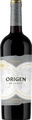 13,95 € Free Shipping | Red Wine Luzón Origen D.O. Jumilla Region of Murcia Spain Syrah — Shiraz Bottle 75 cl