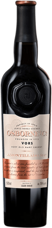 111,95 € Бесплатная доставка | Красное вино Osborne Amontillado 51-1 1830 VORS D.O. Jerez-Xérès-Sherry Андалусия Испания Palomino Fino бутылка Medium 50 cl