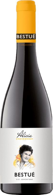 12,95 € Free Shipping | White wine Otto Bestué Lías Monte Alicia D.O. Somontano Catalonia Spain Chardonnay Bottle 75 cl